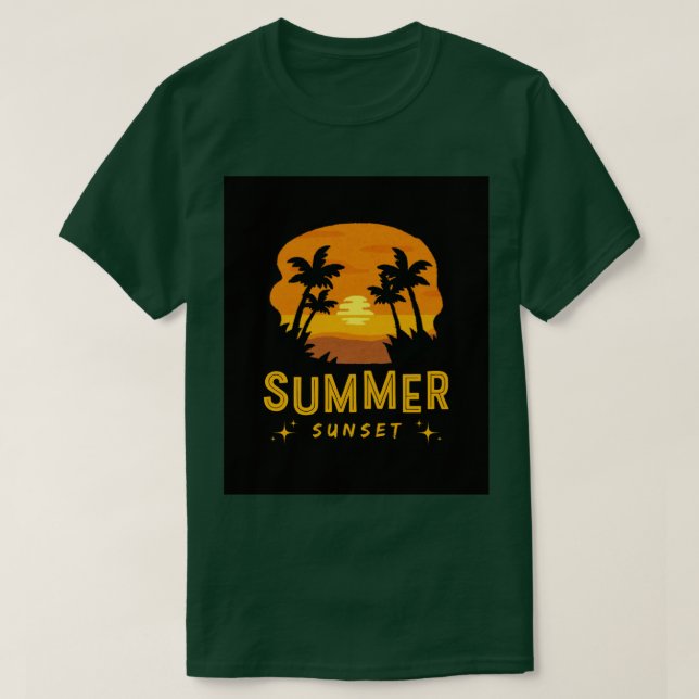 Camiseta Amanecer de verano (Diseño del anverso)