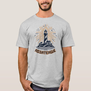 Camiseta Amanecer del faro de Assateague Virginia
