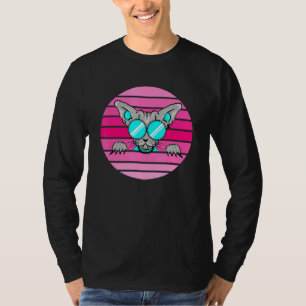 Camiseta Amanecer del gato retro egipcio de Guay