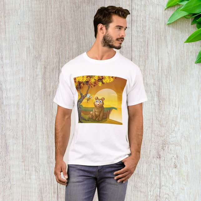 Camiseta Amanecer del oso marrón (Subido por el creador)