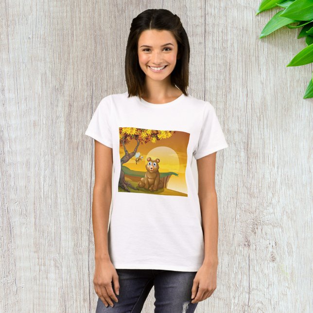 Camiseta Amanecer del oso marrón (Subido por el creador)