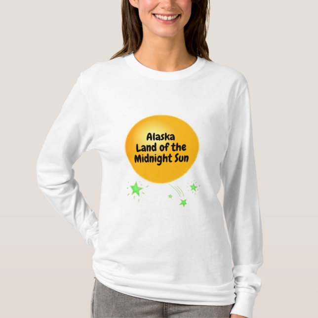 Camiseta Amanecer dorado de Alaska (Anverso)