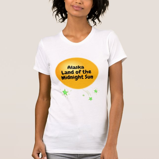 Camiseta Amanecer dorado de Alaska (Anverso)