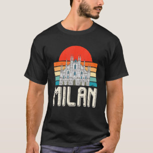 Camiseta Amanecer en Milán Norte de Italia con la Catedral