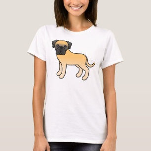 Camiseta Amanecer Inglés Mastiff Cute Cartog Dog