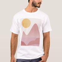 Amanecer Minimalista rosa y transparente