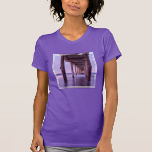 Camiseta Amanecer morado en el muelle Scripps