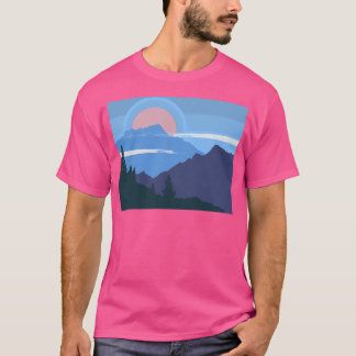 Camiseta Amanecer Paisaje En Las Montañas Activo