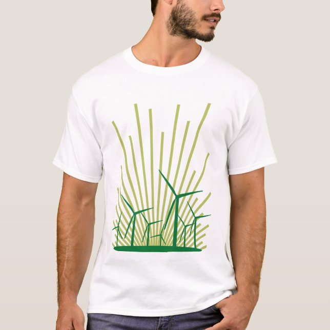 Camiseta amanecer: rayo de la luz (Anverso)