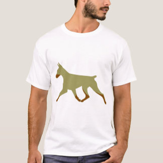 Camiseta - Amanecer recortado y marcha Doberman ox