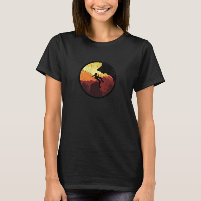 Camiseta Amanecer retro vintage chica (Anverso)