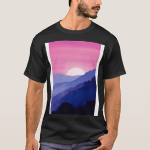 Camiseta Amanecer rosa