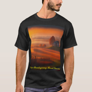Camiseta Amanecer Rural Clásico de Acción de Gracias