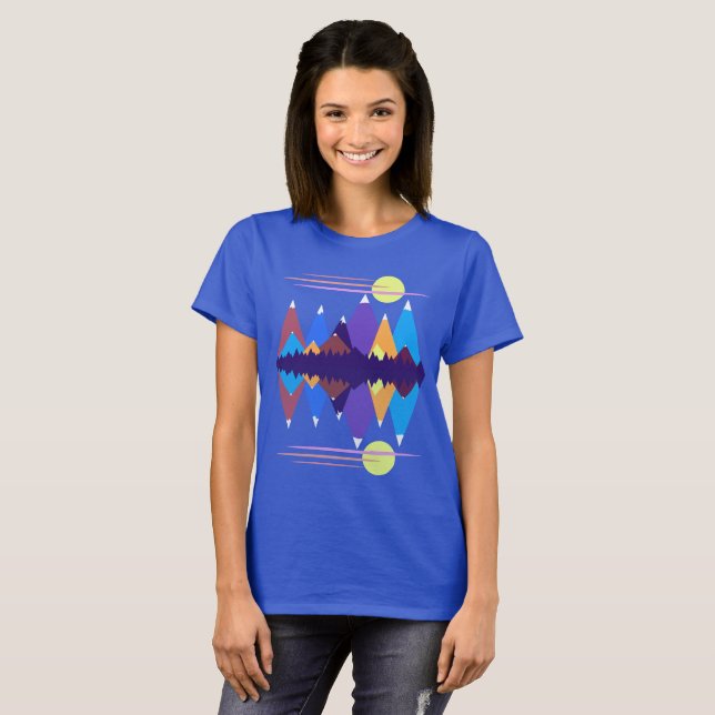Camiseta Amanecer sobre las montañas #1 (Anverso completo)