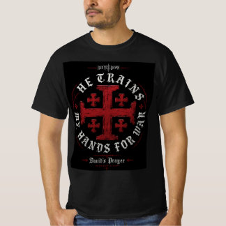 Camiseta AMANECER Velo ROJO - Él entrena mis manos para la