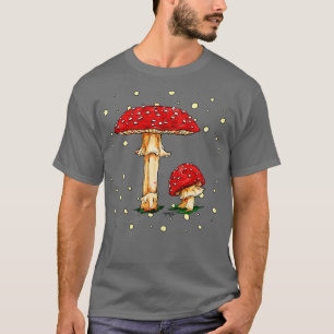 Camiseta Amanita muscaria hongos mosca roja mosca agria