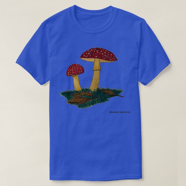 Camiseta Amanita Muscaria honhroom art (Diseño del anverso)
