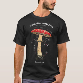 Camiseta Amanita muscaria Mushroom definición arte latino