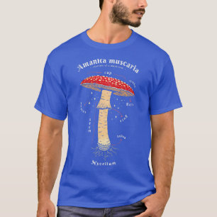 Camiseta Amanita muscaria Mushroom definición arte latino 