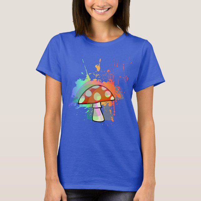 Camiseta Amanita Muscaria Psychedelic Mushroom T-Shirt (Anverso)