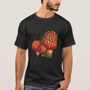 Camiseta Amanita Muscaria Tres Cualidades Verde