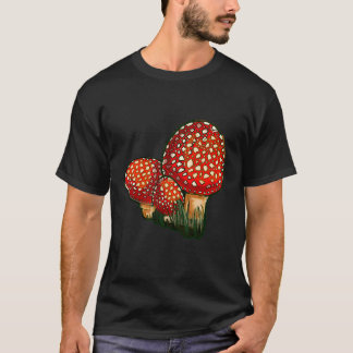 Camiseta Amanita Muscaria Tres Cualidades Verde