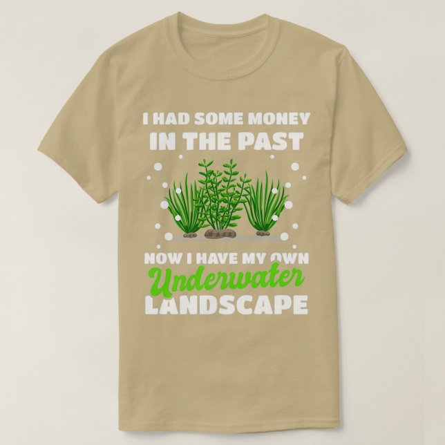 Camiseta Amante acuario acuático para pescadoras (Diseño del anverso)
