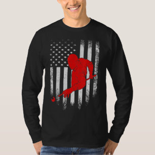 Camiseta Amante Billiards Regalo de Bandera Americana Bill