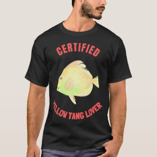 Camiseta Amante Certificado de Tang Amarillo