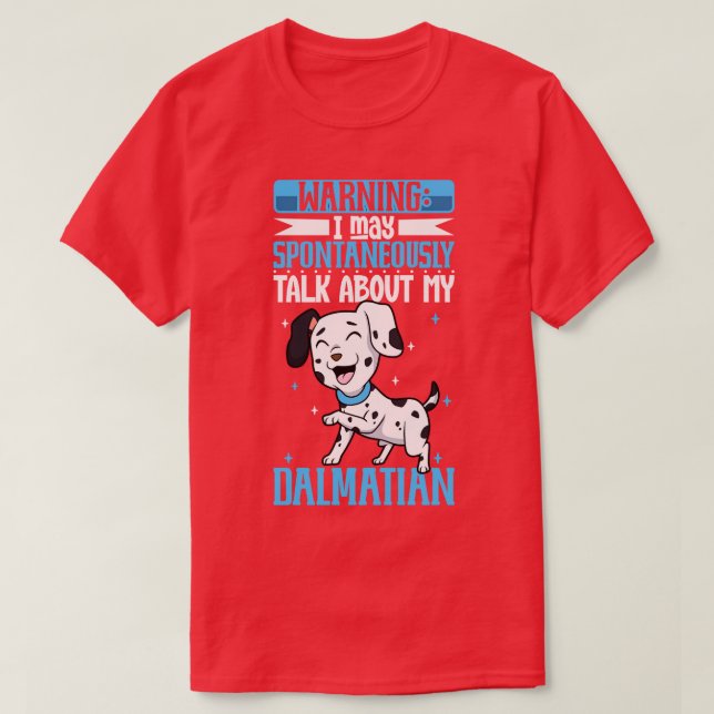 Camiseta Amante dálmata (Diseño del anverso)