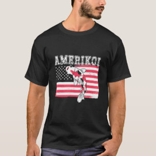 Camiseta Amante de Amerikoi Koi Carp Nishikigoi japonés