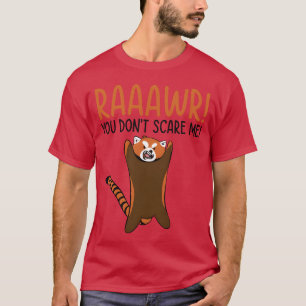 Camiseta Amante de animales de Panda Rojo Naturaleza de ani