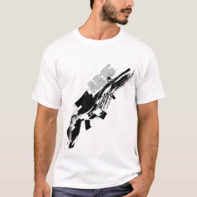 CAMISETA AMANTE DE AR 15 (Anverso)