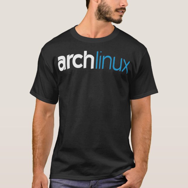 Camiseta Amante de Arch Linu con tagline Open Source Os tee (Anverso)