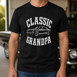 Camiseta Amante de Autos Clásicos de Abuelo