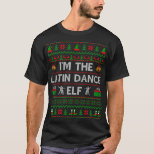 Camiseta Amante de bailar soy el elfo de la danza latina Ch
