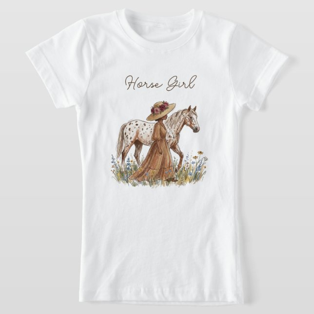 Camiseta Amante de Caballo Elegante  (Distribución)