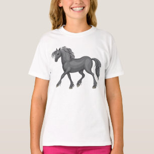 Camiseta Amante de Caballos Ecuestre Vaquera Caballo Granja