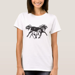 Camiseta Amante de Caballos, Semental, Vaquera Equitación C