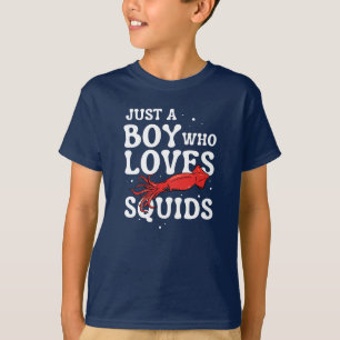 Camiseta Amante de Calamares Marinos Broma Náutica