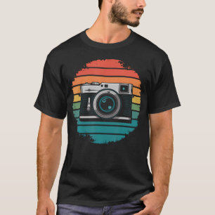 Camiseta Amante de cámara retro Fotografía Fotógrafo Hombre