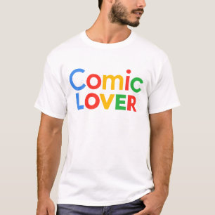 Camiseta Amante de Cómics Diseño Audaz