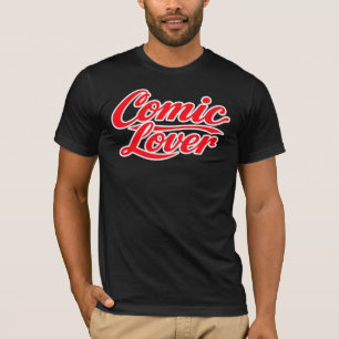 Camiseta Amante de Cómics Diseño Negrita 2
