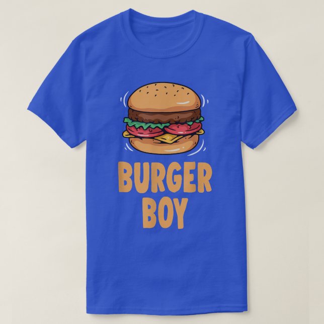 Camiseta Amante de comida rápida, hamburguesa Cheeseburger  (Diseño del anverso)