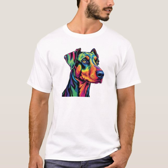Camiseta Amante de Doberman (Anverso)