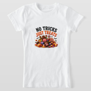 Camiseta 🍬 Amante de dulces de Halloween Frase divertida �