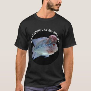 Camiseta Amante de Flowerhorn, diseño de acuarista