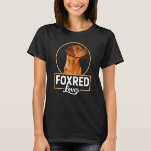 Camiseta Amante de Foxred Labrador Retriever Zorro Rojo
