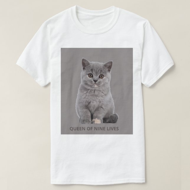 Camiseta Amante de Gatos  (Diseño del anverso)