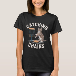 Camiseta Amante de Gatos Disc Golf Divertido Hombres Mujere